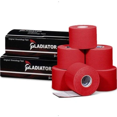 Abbildung von Wasserdichtes und elastisches Kinesio Tape rot 6 Rollen
