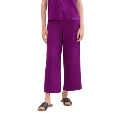 Abbildung von TOM Tailor Culotte Stoffhose, Damen, Größe: 44x28, Dark orchid
