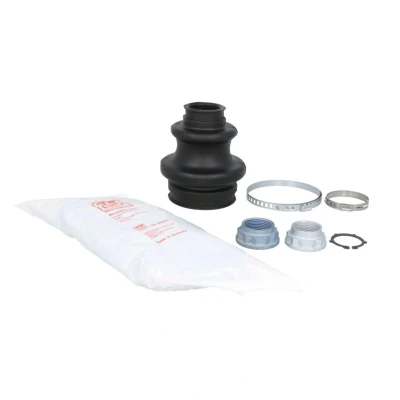 Abbildung von FEBI BILSTEIN 36513 Achsmanschette getriebeseitig, Hinterachse Gummi MERCEDES BENZ: E Klasse Limousine, CLK Coupe, W124 Limousine