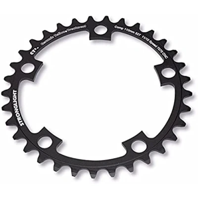 Abbildung von Stronglight Unisex Erwachsene Kettenblatt Type 110 S, Schwarz, 39