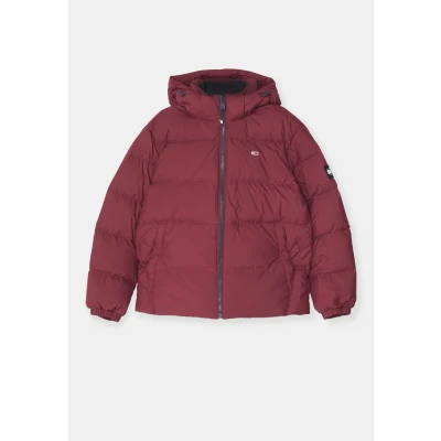 Abbildung von Tommy Jeans Essential Jacket Daunenjacke, Herren, Größe: XXL, Deep rouge