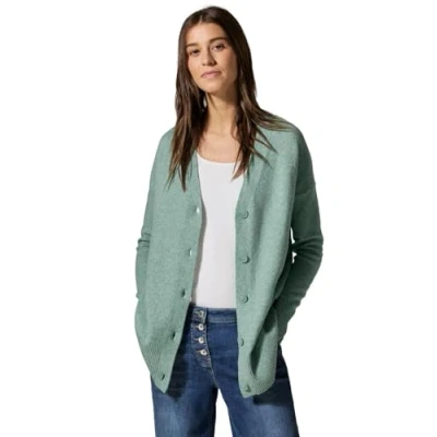 Abbildung von Cecil Kuscheliger Strickjacke, Damen, Größe: Large, Grün