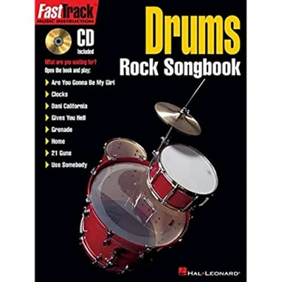 Abbildung von Fast Track Drums Rock Songbook BK/CD (Book &amp; CD)