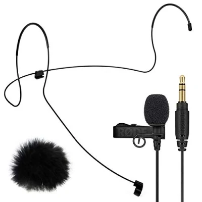 Abbildung von Rode Lavalier GO Lavaliermikrofon + Lav Headset Halterung Größe M keepdrum Fell Windschutz