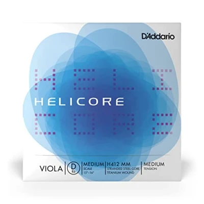 Abbildung von D&#039;Addario H412 MM Helicore Viola Einzelsaite &#039;D&#039; Titanium umsponnen Medium