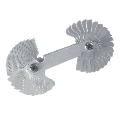 Abbildung von Silverline 245110 Kombi Gewindelehren, Whitworth Regelgewinde und metrisch 0,25 6 mm / 4 62 BSW