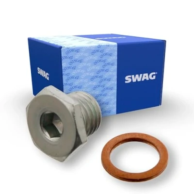 Abbildung von SWAG 20 93 0968 Ölablaßschraube M12 x 1,5 17 mit Dichtring BMW: 1 Schrägheck, 3 Compact, Limousine, LAND ROVER: Range Rover