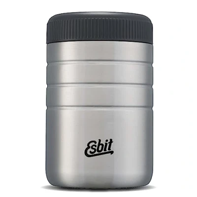 Abbildung von Esbit Thermobehälter Majoris für Essen Warmhaltebehälter 400 ml aus Edelstahl warme und kalte Speisen in Silber