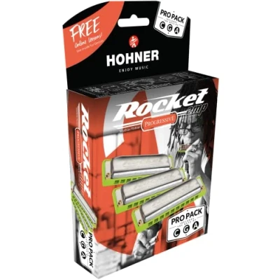 Abbildung von HOHNER Mundharmonika, Rocket amp, C/G/A Pro Pack