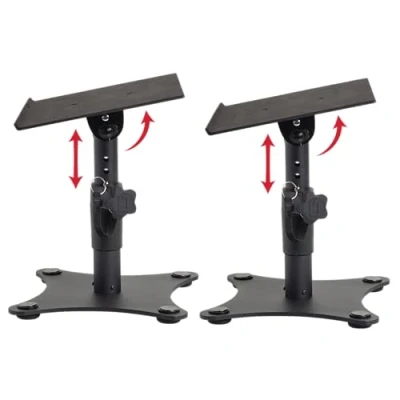Abbildung von Gator Frameworks GFWSPKSTMNDSK Desktop Studio Monitor Stand