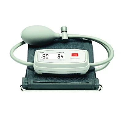 Abbildung von boso Oberarm Blutdruckmessgerät Medicus Smart Blutdruckmessung mit Arrhythmie Erkennung, Memomatic für ein schonendes Aufpumpen, Einfache Anwendung, Top unterwegs
