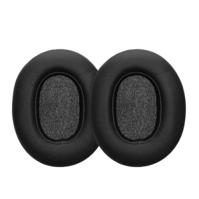 Abbildung von kwmobile 2X Ohrpolster kompatibel mit Edifier W860NB / W830BT Polster Kopfhörer aus Kunstleder für Over Ear Headphones