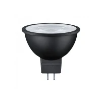 Abbildung von Paulmann 28872 LED Lampe Reflektor GU5,3 12V 445lm 6,5W 4000K Schwarz matt dimmbar Lampen Leuchtmittel