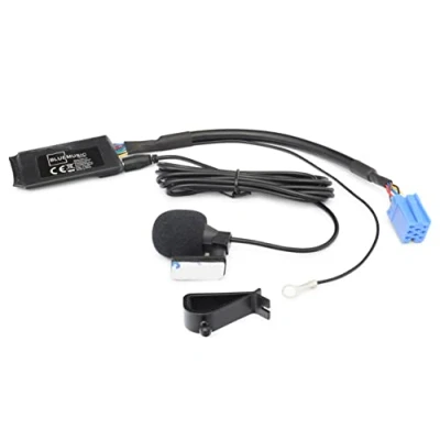 Abbildung von BlueMusic Bluetooth Freisprechen Audio Adapter kompatibel mit 8pin Mini ISO Audi Chorus 2, Concert Symphony Navigation Plus 1/2, RNS D VW Gamma 5 MCD MFD 1 SEAT Alana Aura Skoda MFD1