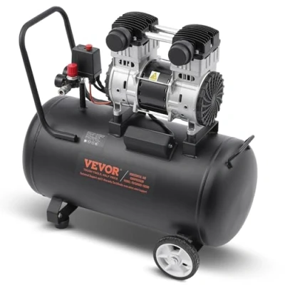 Abbildung von VEVOR Kompressor 60L Luftkompressor 125PSI Druckluft 1,25kW Flüsterkompressor
