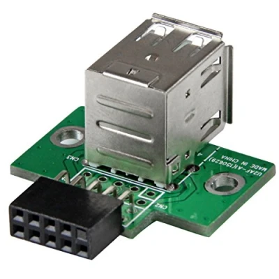 Abbildung von StarTech.com USBMBADAPT2 USB Motherboard Header Adapter (2 Port) Schwarz
