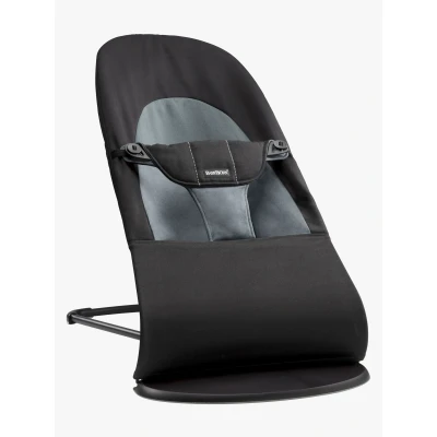 Abbildung von BabyBjörn Balance Soft Babywippe Gewebe, Schwarz/Dunkelgrau