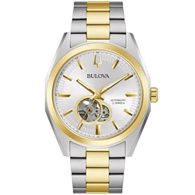 Abbildung von Bulova Automatic Uhr, Herren, Größe: One Size, Silber