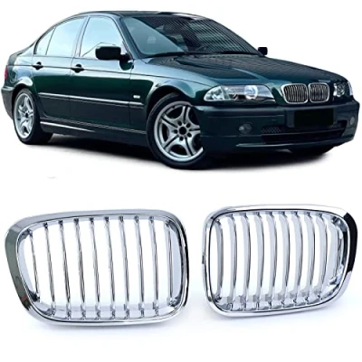 Abbildung von Kühlergrill Performance Chrom passend für BMW 3er E46 Limousine Touring 98 01