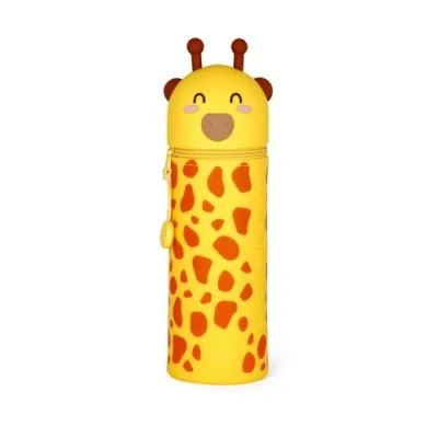Abbildung von 2in1 Tierform Giraffe Federmäppchen Kawaii Silikon Legami