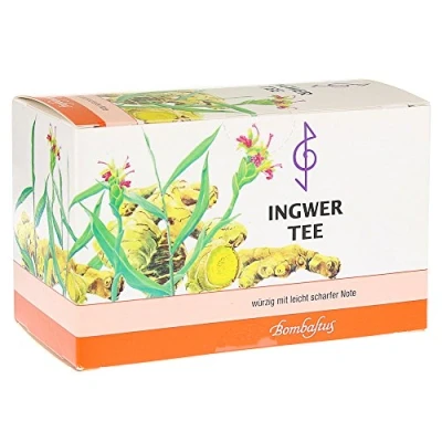 Abbildung von Ingwer Tee Filterbeutel