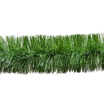 Abbildung von Grasgirlande 10cm x 3m für Indoor &amp; Outdoor Ø grün/Tannengirlande Weihnachtsgirlande Girlande Weinachten Christbaumschmuck Tanne Gras Deko Festzeltgirlande Hochzeit 100mm