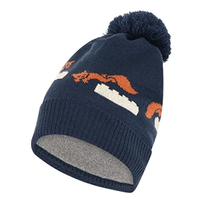 Abbildung von LEGO Wear Unisex Kinder Jungen Wintermütze mit Bommel Lwakka 702 Beanie M TZE, 590, 52 EU