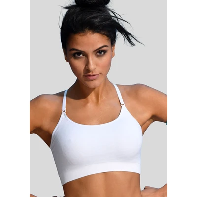 Abbildung von Bench Bustier, Damen, Größe: Medium, Uni weiß