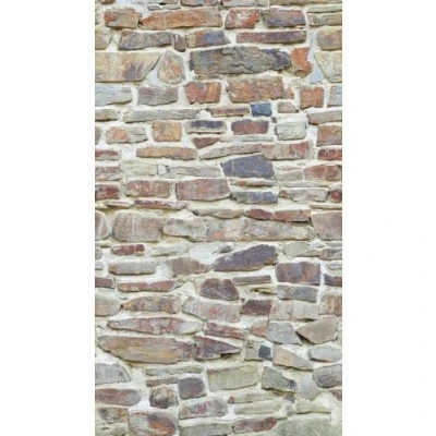 Abbildung von living walls Fototapete &quot;Steinmauer Fototapete&quot;, matt, Tapete Steinoptik Stein Loft Industrial Used Look
