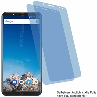 Abbildung von 4ProTec I 2X Crystal Clear klar Schutzfolie für Vernee X Displayschutzfolie Bildschirmschutzfolie Schutzhülle Displayschutz Displayfolie Folie
