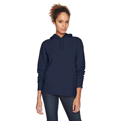 Abbildung von Amazon Essentials Damen Fleece Kapuzenpullover (in Übergröße erhältlich), Marineblau, XXL