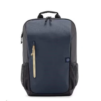 Abbildung von HP Laptop Rucksack für 15,6&quot; Laptops 18 L (nicht erweitert)/21 (erweitert) wasserabweisend unisex 510 g verschließbare Reißverschlüsse reflektierendes Material RFID Fach Blau
