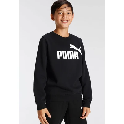 Abbildung von Puma BIG LOGO CREW Unisex Sweatshirt für Kinder, Größe: 152, Black