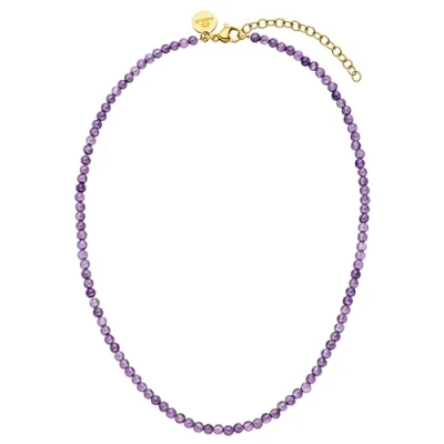 Abbildung von Purelei Perlenkette Schmuck Geschenk Edelstein, 23381, mit Amethyst oder Aventurin