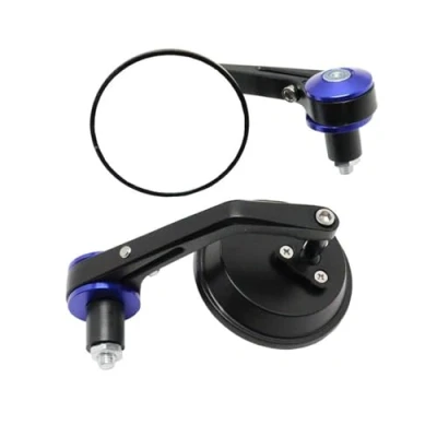 Abbildung von Für Vespa Sprint Primavera GTV GTS LT S LX LXV 50 125 250 300IE 360 Aluminium Lenker Rückspiegel Motorrad Motorradspiegel Set(BLAU)