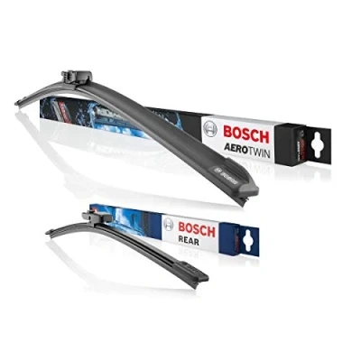 Abbildung von Set Bosch Wischer Wischerblatt Wischerblätter Scheibenwischer Scheibenwischerblätter Aerotwin AM462S + Heckwischer Heckwischerblatt Heckscheibenwischer A281H