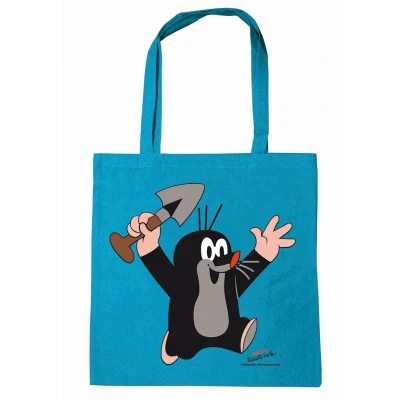 Abbildung von Logoshirt DER Kleine Maulwurfjuhu Shopping Bag, Größe: One Size, Türkis