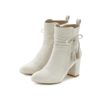 Abbildung von Lascana High Heel Stiefelette, Damen, Größe: 35, Beige Schuhe