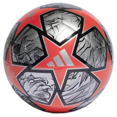 Abbildung von adidas Performance Knockout Fußball Silver metallic solar red black, Größe: 5, black
