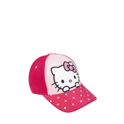 Abbildung von Hello Kitty Cap für Kinder, Größe: One Size, Rosa weiß