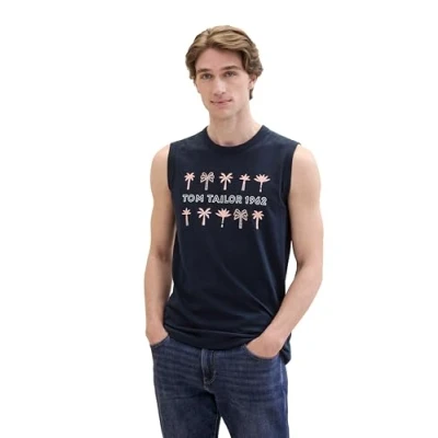 Abbildung von TOM Tailor Top, Herren, Größe: Small, Sky captain blue