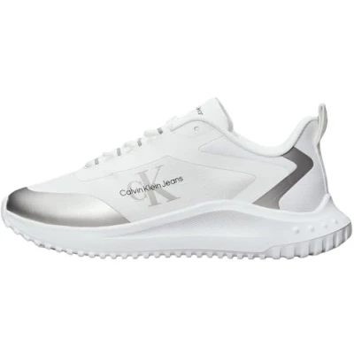 Abbildung von Calvin Klein Jeans EVA Runner LOW LACE Sneaker low, Damen, Größe: 41, Bright white/silver Schuhe
