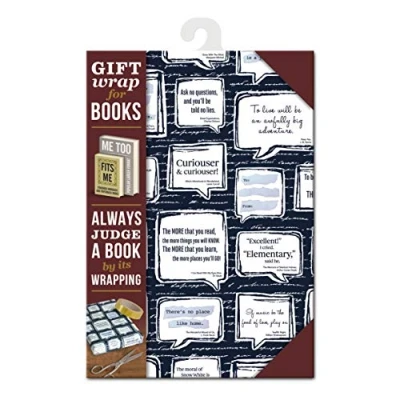Abbildung von IF Geschenkpapier für Bücher Wer hat das gesagt? (Geschenkpapier)