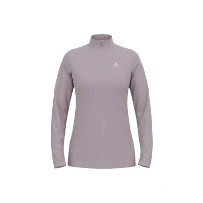 Abbildung von Odlo Damen Fleecepullover Essential Light Midlayer Mit Halbreißverschluss Langarm Wandershirt Outdoor Mid Layer, Gray Ridge, M EU