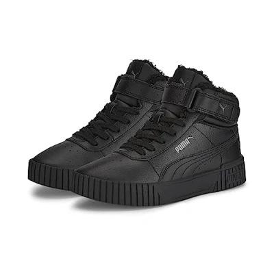 Abbildung von Puma Carina 2.0 MID Sneaker high für Kinder, Größe: 37.5, Black/dark shadow Schuhe