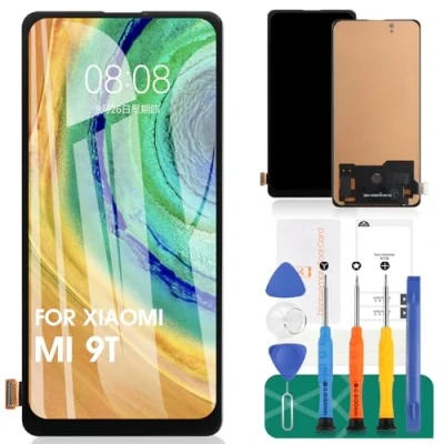 Abbildung von SRJTEK TFT für Xiaomi Mi 9T / Pro/Redmi K20 Redmi Pro LCD Display Bildschirm Ersatz Touch Digitizer Kits ohne Rahmen (schwarz, keine Fingerabdruckerkennung)