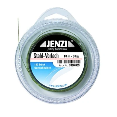 Abbildung von Jenzi Drahtbahn, auf 10 m Spule, mit 20 Stück Klemmen, Unisex, 9 kg