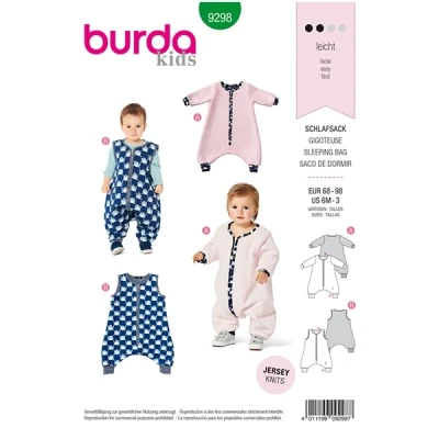 Abbildung von Schlafsack Burda 9298 68 98