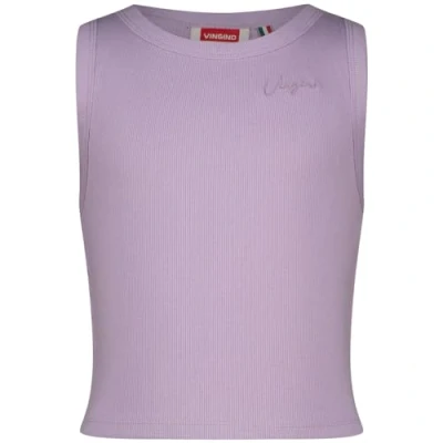 Abbildung von Vingino Girl&#039;s G Basic Crop Rib top Underwear, Wave Lilac, 12 Years