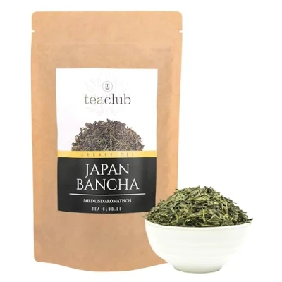 Abbildung von Japan Bancha Grüner Tee Lose 100g, Japanischer Grüntee Aromatisch Mild, TeaClub Green Tea